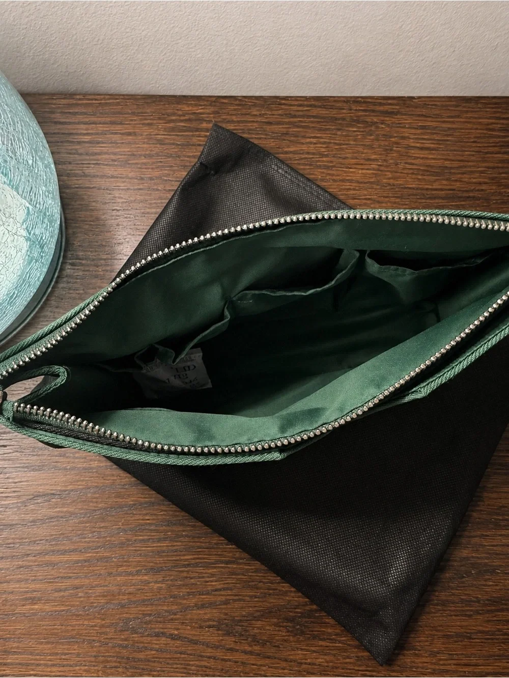 Prada Green Beauty Pouch
